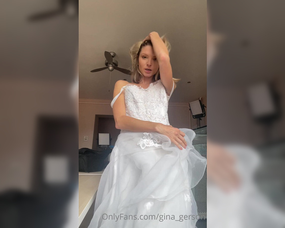 Gina Gerson aka Gina_gerson OnlyFans - Wedding shooting backstage wanna see how I play with pussy )yea I got videos masturbating in 2