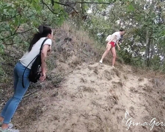 Gina Gerson aka Gina_gerson OnlyFans - Having fun in the forest me with @veronasky and @mugurporn wanna see more of it))