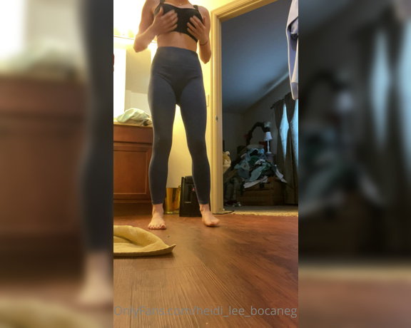 Heidi Lee Bocanegra aka Heidi_lee_bocanegra OnlyFans - 040121—Getting Ready First video of April—shorter video—quick update before heading to class I’m