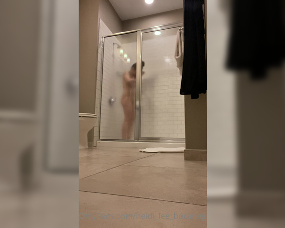 Heidi Lee Bocanegra aka Heidi_lee_bocanegra OnlyFans - 060821—Shower Out of town… couldn’t post on Patreon due to the shaving—so real and not exactly sex