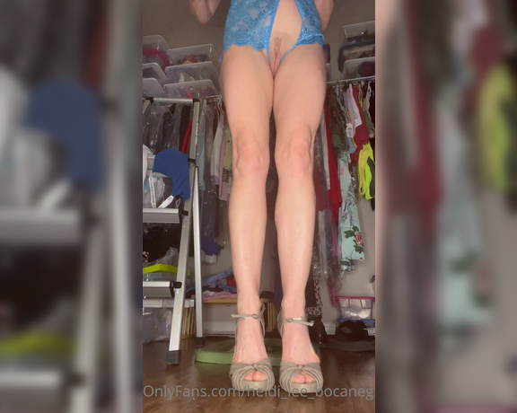 Heidi Lee Bocanegra aka Heidi_lee_bocanegra OnlyFans - 071722—New Blue Trying on my new blue lace outfit It was a little too big—which gave me a huge