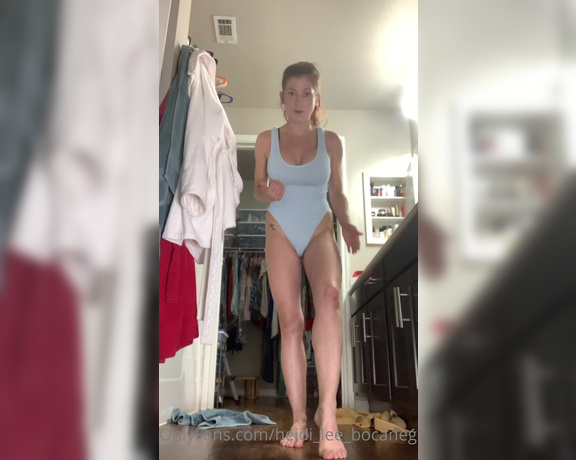 Heidi Lee Bocanegra aka Heidi_lee_bocanegra OnlyFans - 070122—First Video of July Compilation—getting ready to go out for a drink—but that drink never