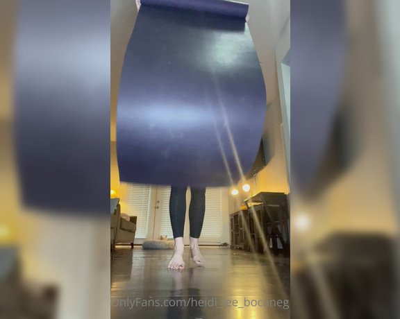 Heidi Lee Bocanegra aka Heidi_lee_bocanegra OnlyFans - 102922—Yoga for Tension Release Changing into a random, quick outfit for yoga I had a lot of tens
