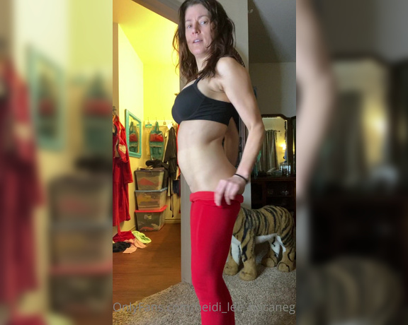 Heidi Lee Bocanegra aka Heidi_lee_bocanegra OnlyFans - 111420—After Workout—Red Pants