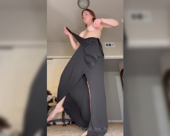 Heidi Lee Bocanegra aka Heidi_lee_bocanegra OnlyFans - 041322—Little Black Dress Outfits for YouTube video I’m posting a whole update about my current