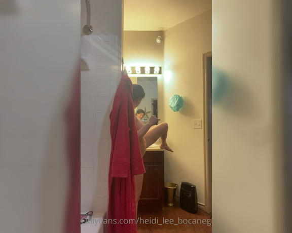 Heidi Lee Bocanegra aka Heidi_lee_bocanegra OnlyFans - 052121—Body Brushing Part 2 from yesterday—still before the shower—I’m also making time for self