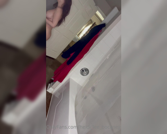 Heidi Lee Bocanegra aka Heidi_lee_bocanegra OnlyFans - 020822—Shower Time Monthly shower video Compilation First clip I am testing out cinematic mode