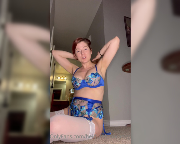 Heidi Lee Bocanegra aka Heidi_lee_bocanegra OnlyFans - 060723—Blue Lingerie Part 2 Continuation of previous video As I was saying, this experience has