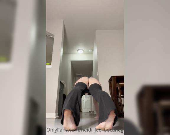 Heidi Lee Bocanegra aka Heidi_lee_bocanegra OnlyFans - 011922—Workout of the Day Part 1 Crazy outfit—capitalizing on the fact that I plan on working out