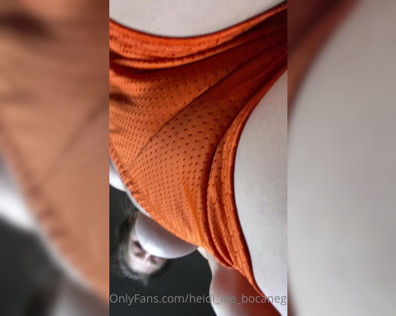Heidi Lee Bocanegra aka Heidi_lee_bocanegra OnlyFans - 123020—Orange Shorts