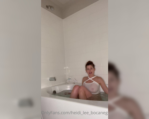 Heidi Lee Bocanegra aka Heidi_lee_bocanegra OnlyFans - 062922—Bath in White Hey hey guys! Long time no see! I’ve really missed you! I know I haven’t made