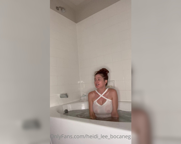 Heidi Lee Bocanegra aka Heidi_lee_bocanegra OnlyFans - 062922—Bath in White Hey hey guys! Long time no see! I’ve really missed you! I know I haven’t made