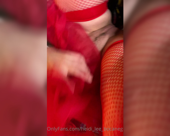 Heidi Lee Bocanegra aka Heidi_lee_bocanegra OnlyFans - 101421—Rare Views—Red Skirt & Stockings
