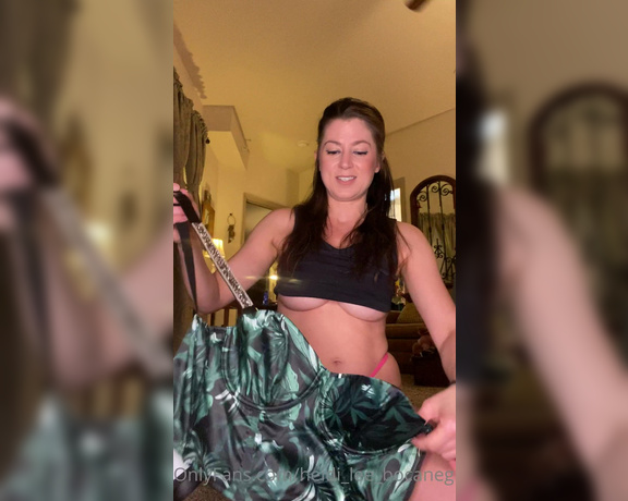Heidi Lee Bocanegra aka Heidi_lee_bocanegra OnlyFans - 080721—New Things From eBay Try on haul in a tiny pink thong I tried a new lighting setting in