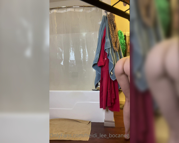 Heidi Lee Bocanegra aka Heidi_lee_bocanegra OnlyFans - 100821—Late Night Shower Clips 1 and 3 compilation—you know I usually post at least one shower vid