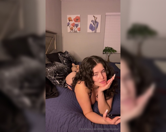 Bbystar aka Theonlybbystar OnlyFans - I hope my roommate doesn’t mind when I have phone sex with my boyfriend we can get really kinky