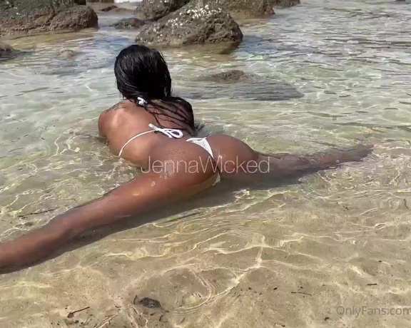 Jenna Wicked aka Jennawicked OnlyFans - I LOVE TO SHOW OFF ON THE BEACH GOING OUT LIKE THIS MAKES ME SO HORNY