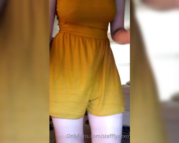 Lucy Lawrence aka Lucylawrence OnlyFans - My sweet bf and I made a mess in my new romper Any kind boys who can help me clean it