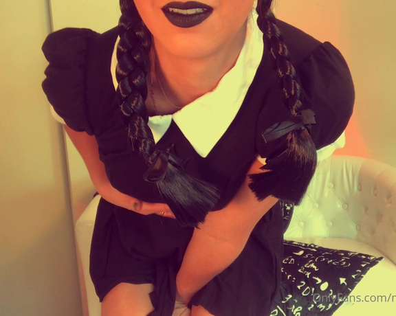 MathemaKitten aka Mathemakitten OnlyFans - (63649007) Full length XXX ANAL ROLE PLAY video—Kidnapped by Wednesday Addams! You find yourself kidnapped
