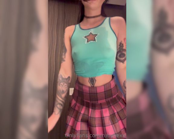 Ruby Hexx aka Rubyhexx OnlyFans - Worship my tits like a good boy