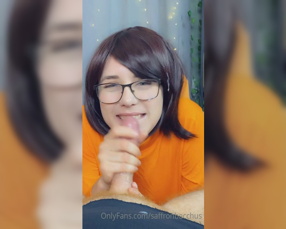 Saffron Bacchus aka Saffronbacchus OnlyFans - Well be doing a FREE Sexy Satyrday live show at 2PM EST on Chaturbate! Ill be dressed as Velma and