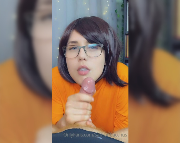 Saffron Bacchus aka Saffronbacchus OnlyFans - Well be doing a FREE Sexy Satyrday live show at 2PM EST on Chaturbate! Ill be dressed as Velma and