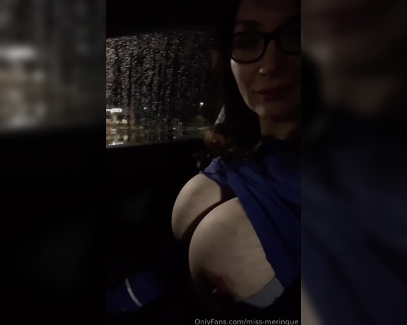 Miss Meringue aka Missmeringue OnlyFans - (800934181) Out for a little tits out night driving There’s a few parts in there where I am parked, don’t worry