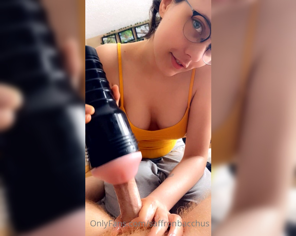 Saffron Bacchus aka Saffronbacchus OnlyFans - Happy Masturbation Monday Satyrs! This week we played with my fleshlight, Ivanna! I hope you enjoy 9