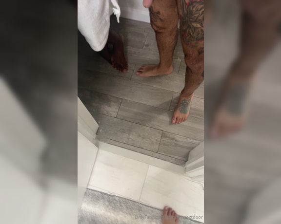 Sammm next door aka Sammmnextdoor OnlyFans - We couldnt help but look at the footage right afterwards Why Because recording ourselves is the