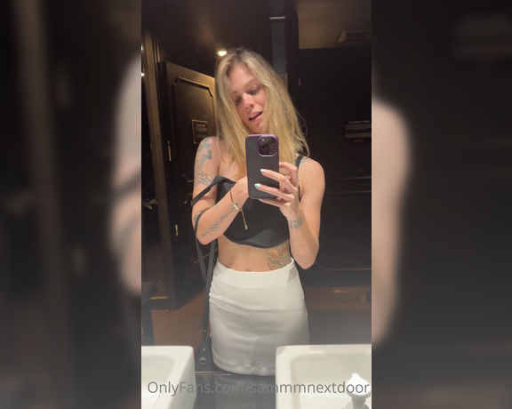 Sammm next door aka Sammmnextdoor OnlyFans - Last night at the strip club with a super hot couple (sorry babe, no photos from the fun last nigh 2