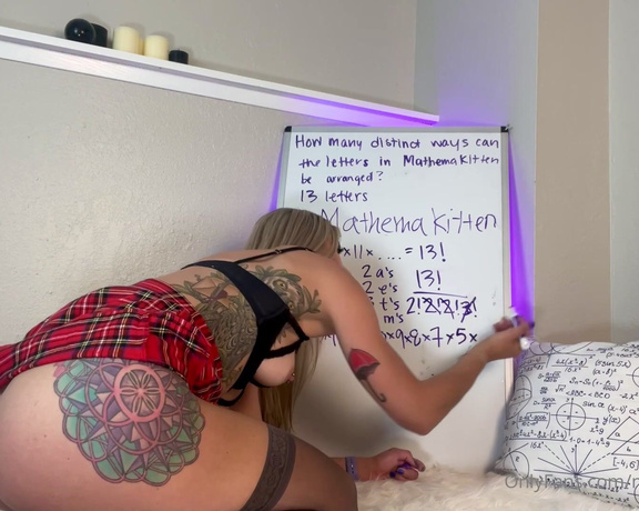 MathemaKitten aka Mathemakitten OnlyFans - (338090748) Full length XXX video—Watch me solve a math problem with Bluetooth controlled toys in my holes!