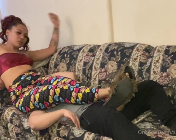 Sadistic Smother -  Camila  Human Couch for Latina Goddess  {HD P}