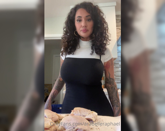 Arabelle Raphael aka Arabelleraphael OnlyFans - I thought wed have a little chat while Mommy cooks Do you think it would be fun to make this a