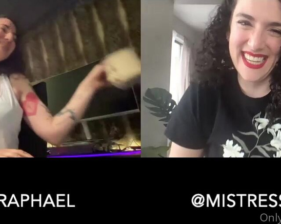 Arabelle Raphael aka Arabelleraphael OnlyFans - Check out @mistressblunt and I chatting about femdom 3