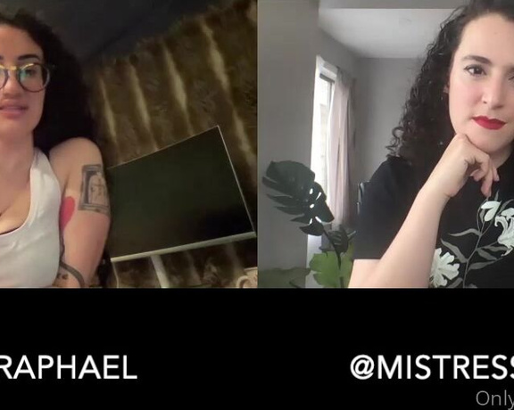 Arabelle Raphael aka Arabelleraphael OnlyFans - Check out @mistressblunt and I chatting about femdom 3