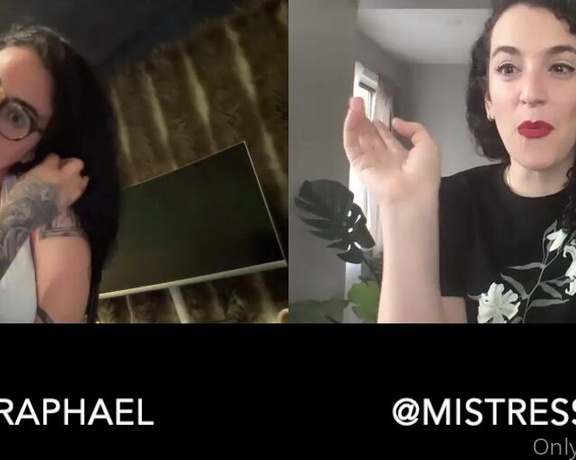 Arabelle Raphael aka Arabelleraphael OnlyFans - Check out @mistressblunt and I chatting about femdom 3