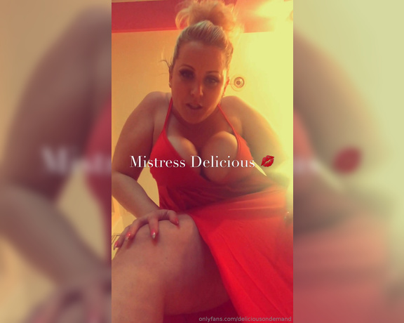 Delicious on Demand aka Deliciousondemand OnlyFans - Worship your Mistress Delicious sexy ass over your face so delicious on your tongue