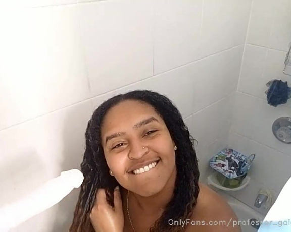 Professor Gaia aka Professor_gaia OnlyFans - Live show Tags naked, shower, soapy, blow job, head, gag, dildo, breasts, tits, wet, hair wet, sha