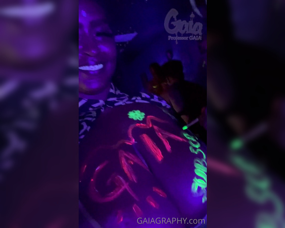 Professor Gaia aka Professor_gaia OnlyFans - The Glow in the Dark Body Paint Party at KinkdUpATL Featuring @blkdickmatterss , @yesmadamgumbo ,