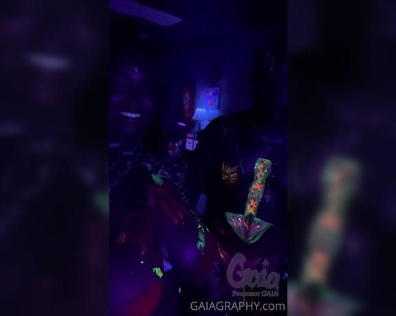 Professor Gaia aka Professor_gaia OnlyFans - The Glow in the Dark Body Paint Party at KinkdUpATL Featuring @blkdickmatterss , @yesmadamgumbo ,