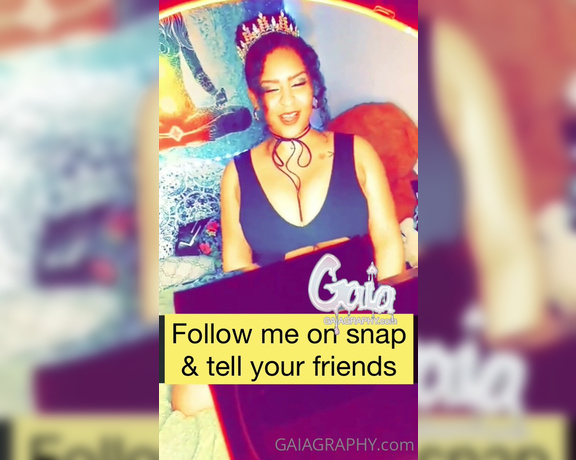 Professor Gaia aka Professor_gaia OnlyFans - Queen GAIA (a Snapchat story) ft Julius of @blkpornmatters I made a new Snapchat, @GAIAGRAPHY101 I