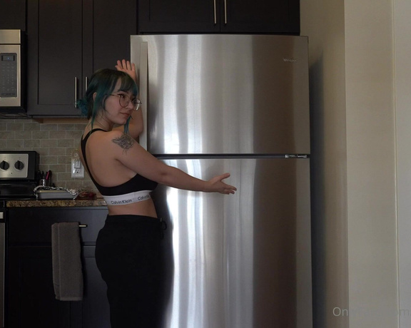 Big Titty Goth Egg aka Bigtittygothegg OnlyFans - Here is an awkward little video of me showing off my height next to various things in my apartment )