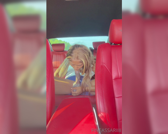 Fineassariiii aka Fineassariiii OnlyFans - Full back seat car scene first time getting dick In my new car