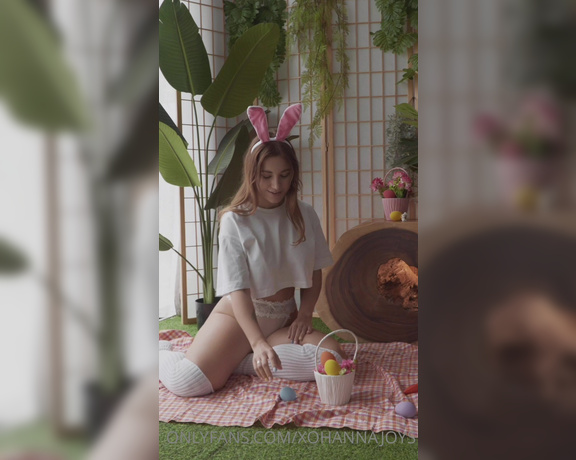 XoHannaJoy VIP aka Xohannajoys OnlyFans - NEW BG JOY PACK EASTER WITH RABBIT is out! I really need someones carrot in my mouth! give it