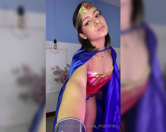 Eva Martinez aka Eva_martinez_ OnlyFans - I have 2 HOT VIDEOS on FULL HD quality with this Wonderwoman outfit 5 min playing my ass with buttp