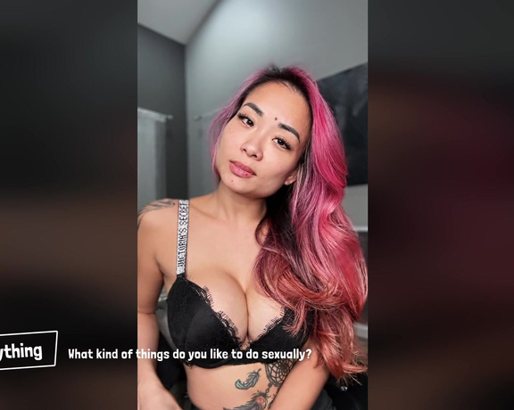 Katie Lin Next Door aka Katielin_nextdoor OnlyFans - What kind of things do you like to do sexually If you have any questions you wanna ask, just send