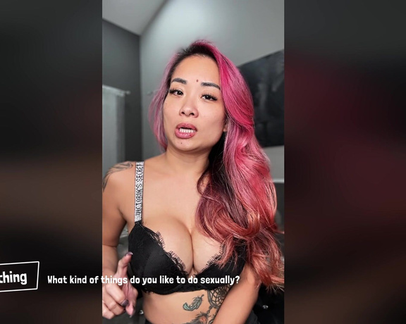Katie Lin Next Door aka Katielin_nextdoor OnlyFans - What kind of things do you like to do sexually If you have any questions you wanna ask, just send