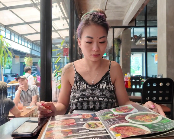 Katie Lin Next Door aka Katielin_nextdoor OnlyFans - A lil snack in Bangkok yesterday before taking a taxi to Payatta…and fyi, today I plan on doing some