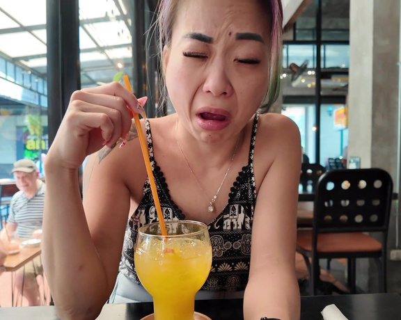 Katie Lin Next Door aka Katielin_nextdoor OnlyFans - A lil snack in Bangkok yesterday before taking a taxi to Payatta…and fyi, today I plan on doing some