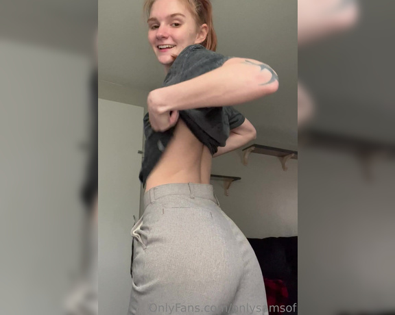 Sam Fokker aka Onlysamsof OnlyFans - I got new slackssss! Do you like how they look on my ass ) I want to learn how to make my own clothe